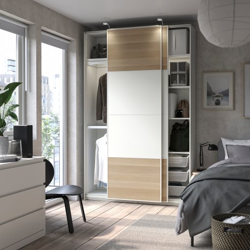 PAX/MEHAMN, wardrobe combination, 150x43x236 cm, 495.003.03