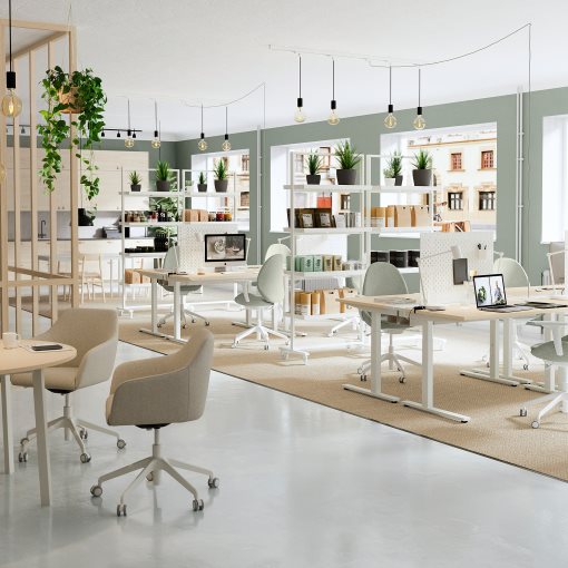 MITTZON, desk sit/stand/electric, 140x80 cm, 495.286.08