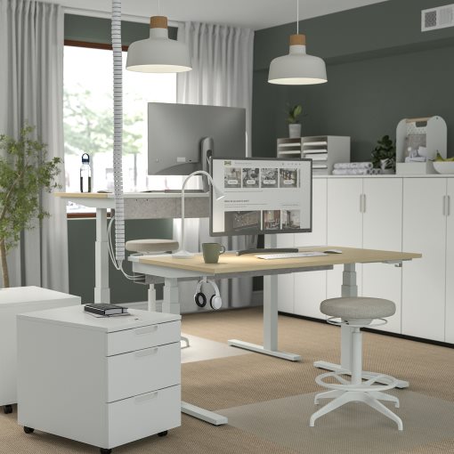 MITTZON, desk sit/stand/electric, 140x80 cm, 495.286.08