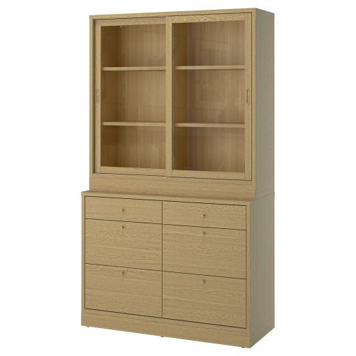 storage combination with drawers, 121x47x210 cm, 495.478.81