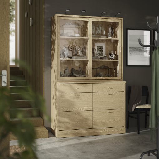 storage combination with drawers, 121x47x210 cm, 495.478.81