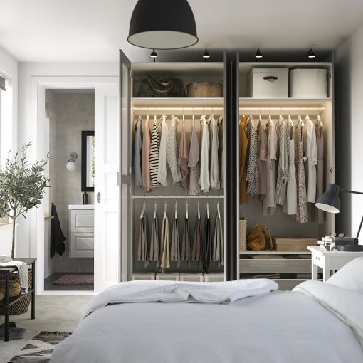 PAX/KAMMAR/GULL, wardrobe combination, 200x60x236 cm, 495.725.83