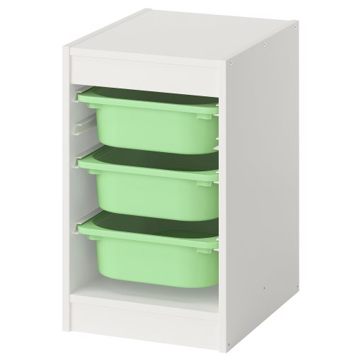 TROFAST, storage combination with boxes, 34x44x56 cm, 495.732.24