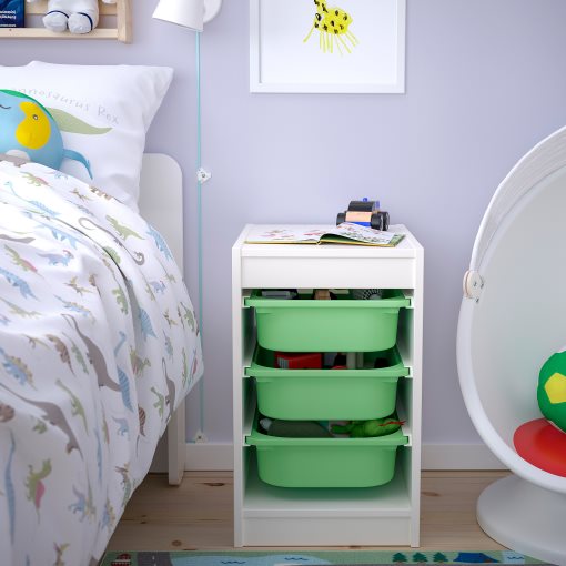 TROFAST, storage combination with boxes, 34x44x56 cm, 495.732.24