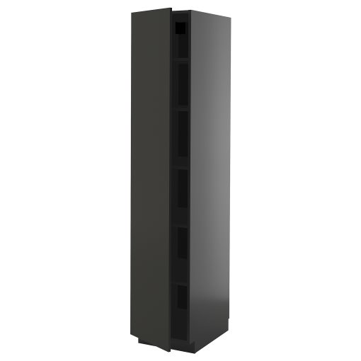 METOD, high cabinet with shelves, 40x60x200 cm, 495.871.41