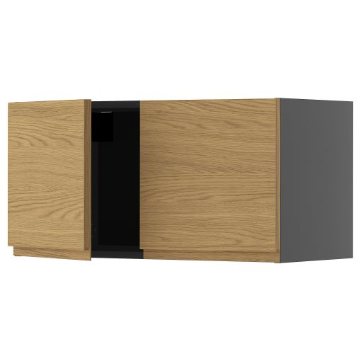 METOD, wall cabinet with 2 doors, 80x40 cm, 495.888.62