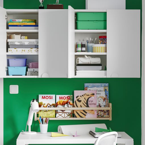 LASTARE, wall-mounted cabinet combination with 2 shelves, 60x30x60 cm, 496.036.88