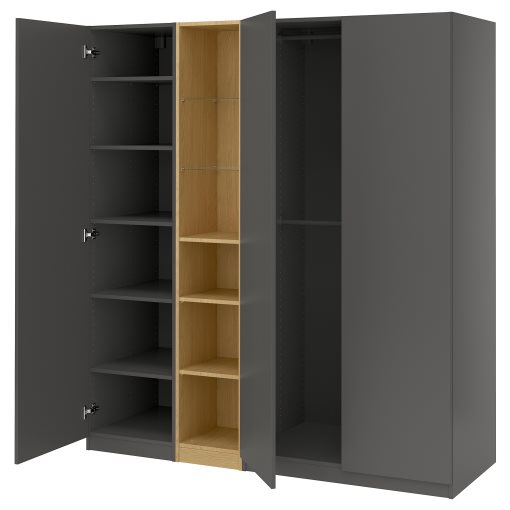 PAX/FORSAND, wardrobe combination, 185x60x201 cm, 496.072.62