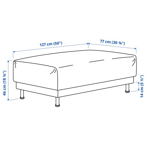 UPPÅKRA, footstool, 496.129.37