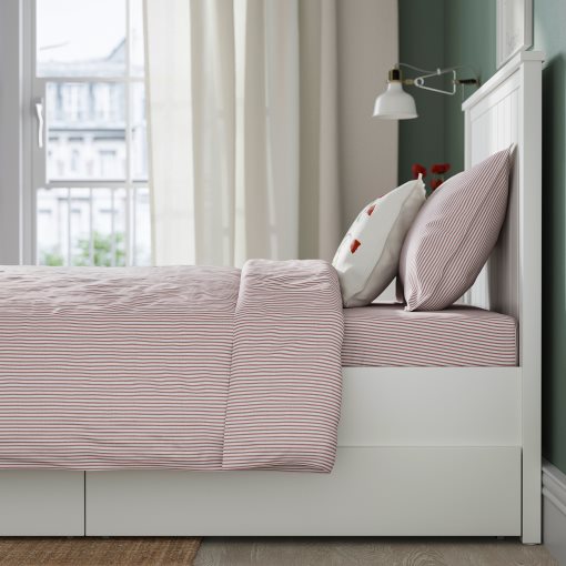 GULLABERG, bed frame with 2 storage boxes, 90x200 cm, 496.310.16