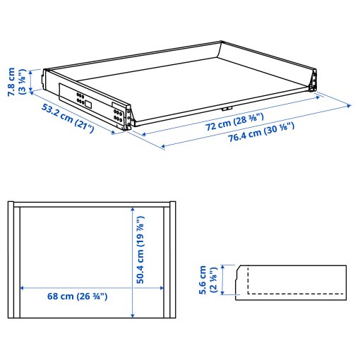 MAXIMERA, drawer, low, 502.850.34
