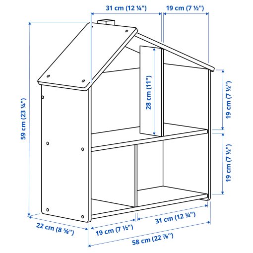 FLISAT, doll’s house/wall shelf, 502.907.85