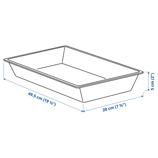 UPPDATERA, utensil tray, 20x50 cm, 504.600.18