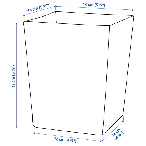 KLOTTRIG, vase, 17 cm, 504.623.57