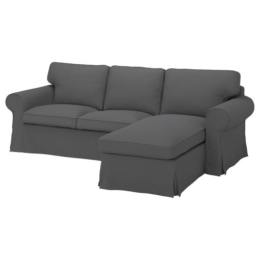 EKTORP, cover for 3-seat sofa with chaise longue, 504.726.34