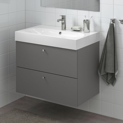GODMORGON, wash-stand with 2 drawers, 80x47x58 cm, 504.827.46