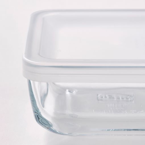 BESTÄMMA, food container with lid, 0.5 l, 504.957.63