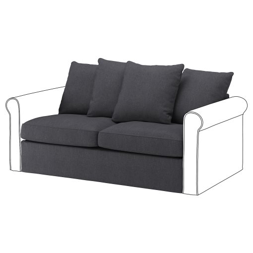 GRÖNLID, cover for 2-seat sofa-bed section, 505.011.89