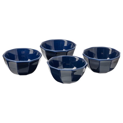 STRIMMIG, bowl/stoneware/4 pack, 15 cm, 505.056.77