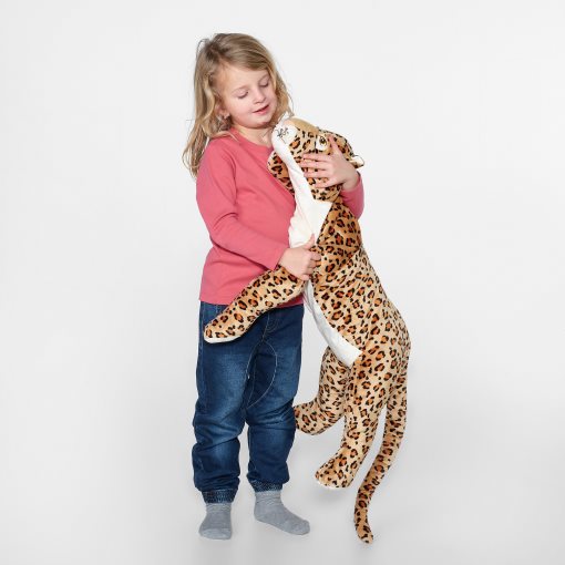 MORRHÅR, soft toy/leopard, 80 cm, 505.067.90