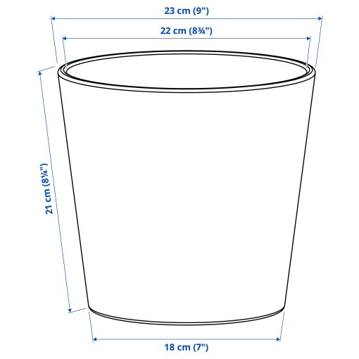 SOJABÖNA, κασπό, 19 cm, 505.335.76