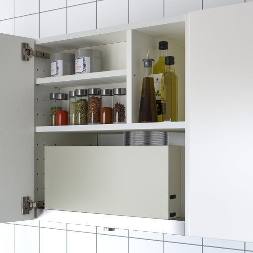 METOD, wall cabinet frame for built in extractor hood, 60x37x60 cm, 505.476.39