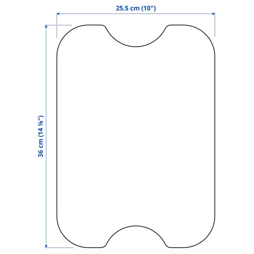 NORRÅVA, lid, 36x26 cm, 505.917.74