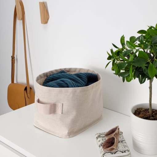 PURRPINGLA, storage basket, 25x20x20 cm, 505.919.53
