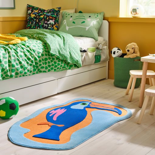 NATTHÄGER, rug low pile, 83x125 cm, 505.953.24