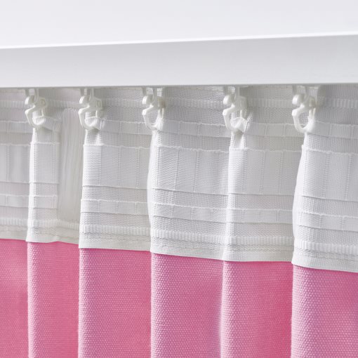 GINSTMOTT, curtains with heading tape/1 pair, 145x300 cm, 505.971.82