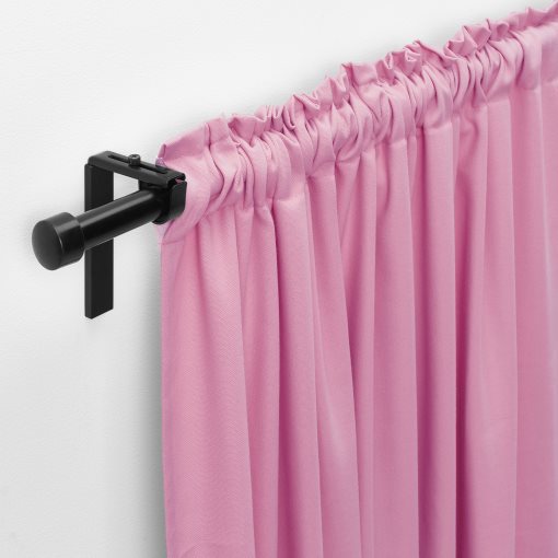GINSTMOTT, curtains with heading tape/1 pair, 145x300 cm, 505.971.82