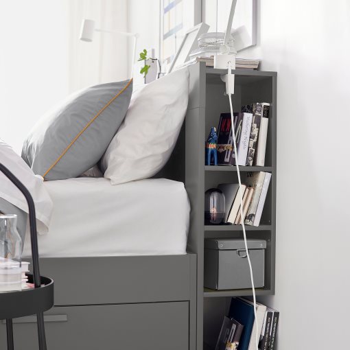 BRIMNES, headboard with storage compartment, 180 cm, 506.028.00