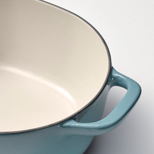 VARDAGEN, κατσαρόλα με καπάκι/μαντέμι εμαγιέ, 5 l, 506.057.09