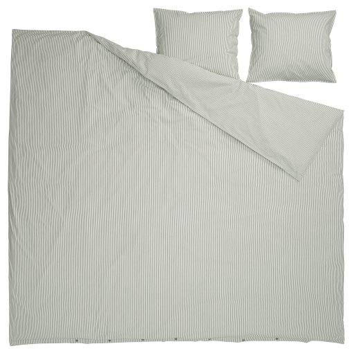 SOLFIBBLA, duvet cover and 2 pillowcases, 240x220/50x60 cm, 506.112.77