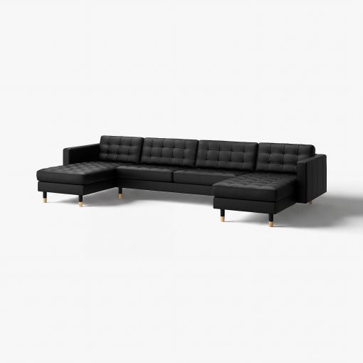 LANDSKRONA, 5-seat sofa with chaise longues, 590.462.04