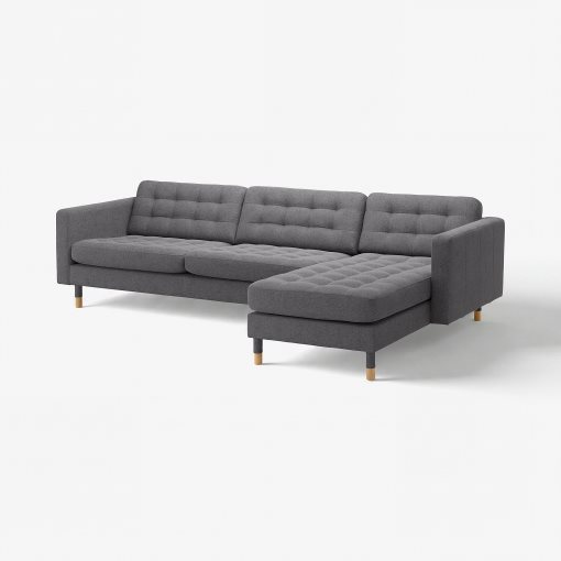 LANDSKRONA, 4-seat sofa with chaise longue, 592.703.73