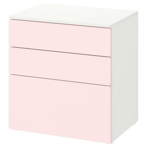 SMASTAD/PLATSA, chest of 3 drawers, 60x42x63 cm, 594.201.60