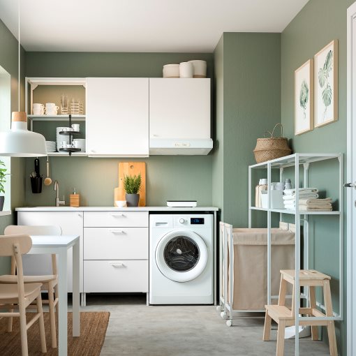 ENHET, wall storage combination, 160x30x129 cm, 594.774.63