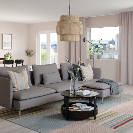 SÖDERHAMN, 4-seat sofa with chaise longue, 595.022.93