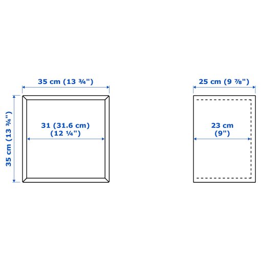 EKET, σύνθεση ντουλαπιών τοίχου, 80x35x210 cm, 595.077.33