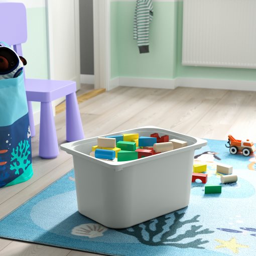 TROFAST, storage combination with boxes/trays, 34x44x56 cm, 595.732.28