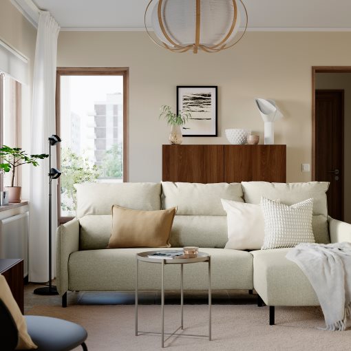 MANNARP, τριθέσιος καναπές με σεζλόνγκ, 595.986.72