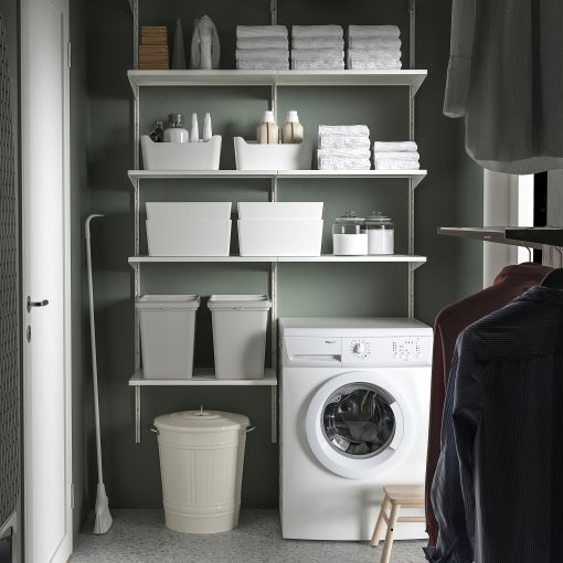 KNODD, Καλάθι σκουπιδιών με καπάκι, 600.456.56