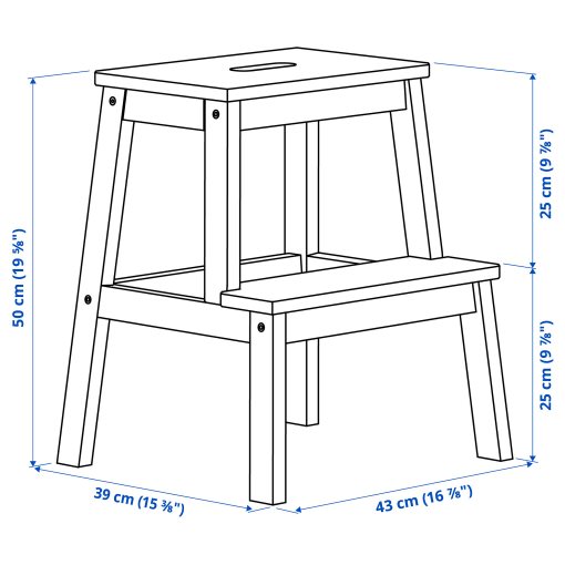 BEKVÄM, step stool, 601.788.87