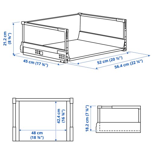 MAXIMERA, drawer, high, 602.850.24