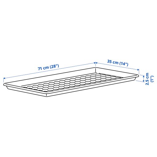 BAGGMUCK, xαλάκι παπουτσιών/εσωτερικού/εξωτερικού χώρου, 71x35 cm, 603.297.11