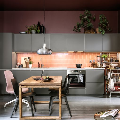 MITTLED, kitchen worktop lighting strip with built-in LED light source/dimmable, 60 cm, 605.285.84
