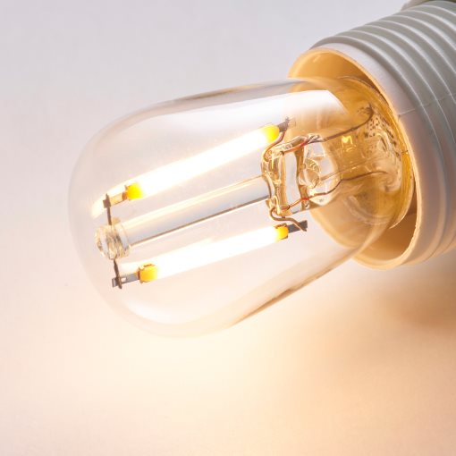LUNNOM, λαμπτήρας LED E14 100 lumen, 2 τεμ., 605.393.23