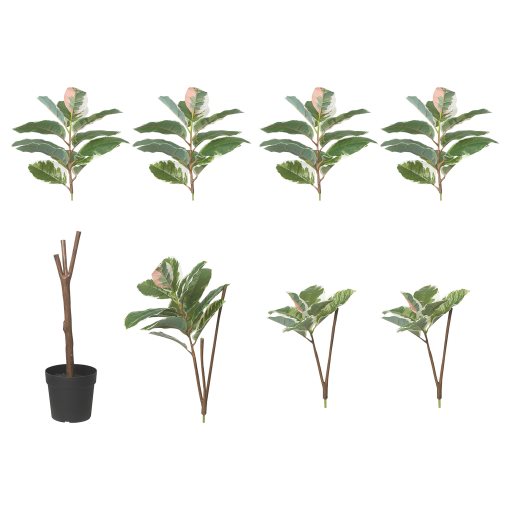FEJKA, artificial potted plant/in/outdoor/Rubber plant, 23 cm, 605.483.13