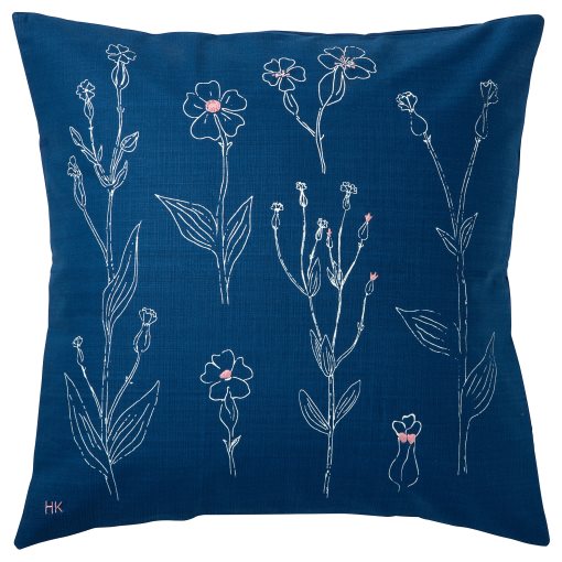 AKERNEJLIKA, cushion cover/ embroidery, 50x50 cm, 605.566.33